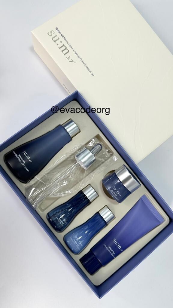 SU:M37 Water-full Marine Relief Ampoule Essence Special Set (вес 580 гр)