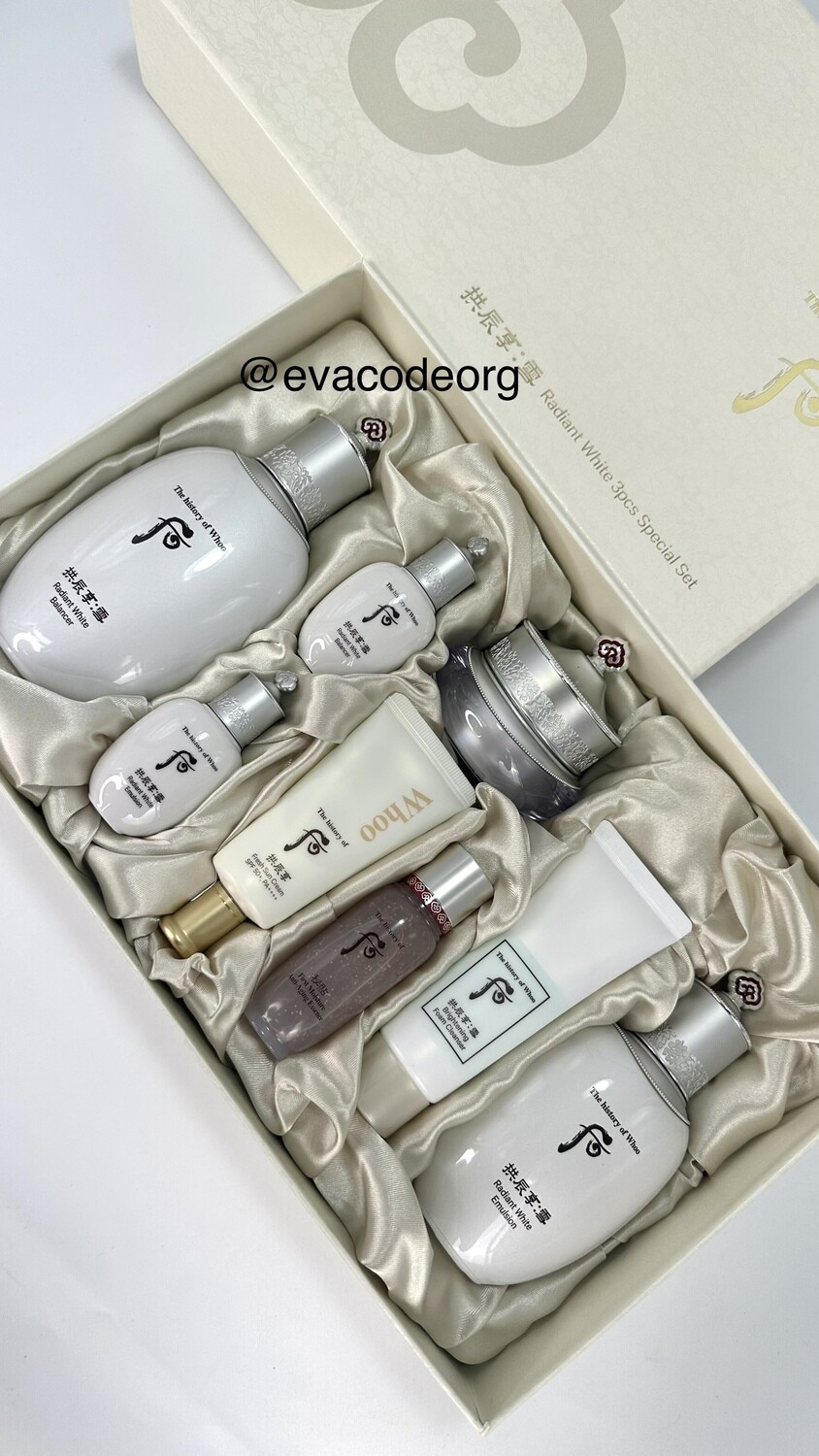 The History of Whoo Seol Radiant White 3pcs Special Set (вес 1545 гр)