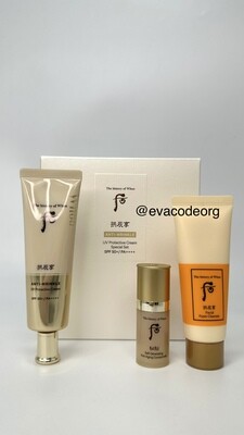 The history of Whoo Anti-Wrinkle UV Protective Cream Special Set SPF50+/PA++++ (вес 215 гр)