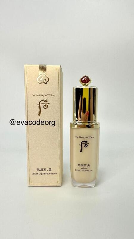 THE HISTORY OF WHOO Mi Velvet Liquid Foundation SPF30/PA++ (вес 160 гр)