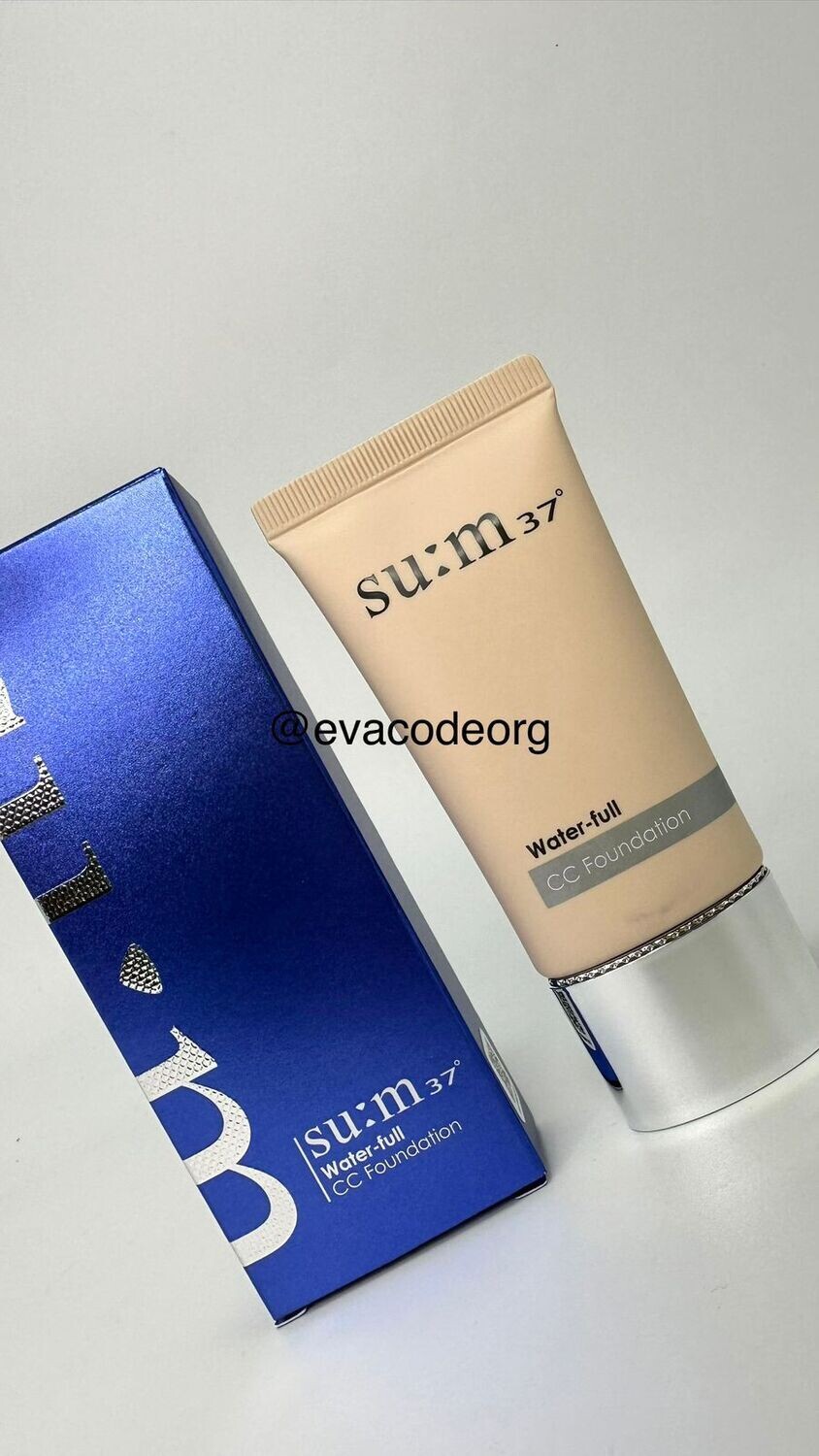 SU:M37 Water-full CC Foundation 45 мл без тона (вес 80 гр)