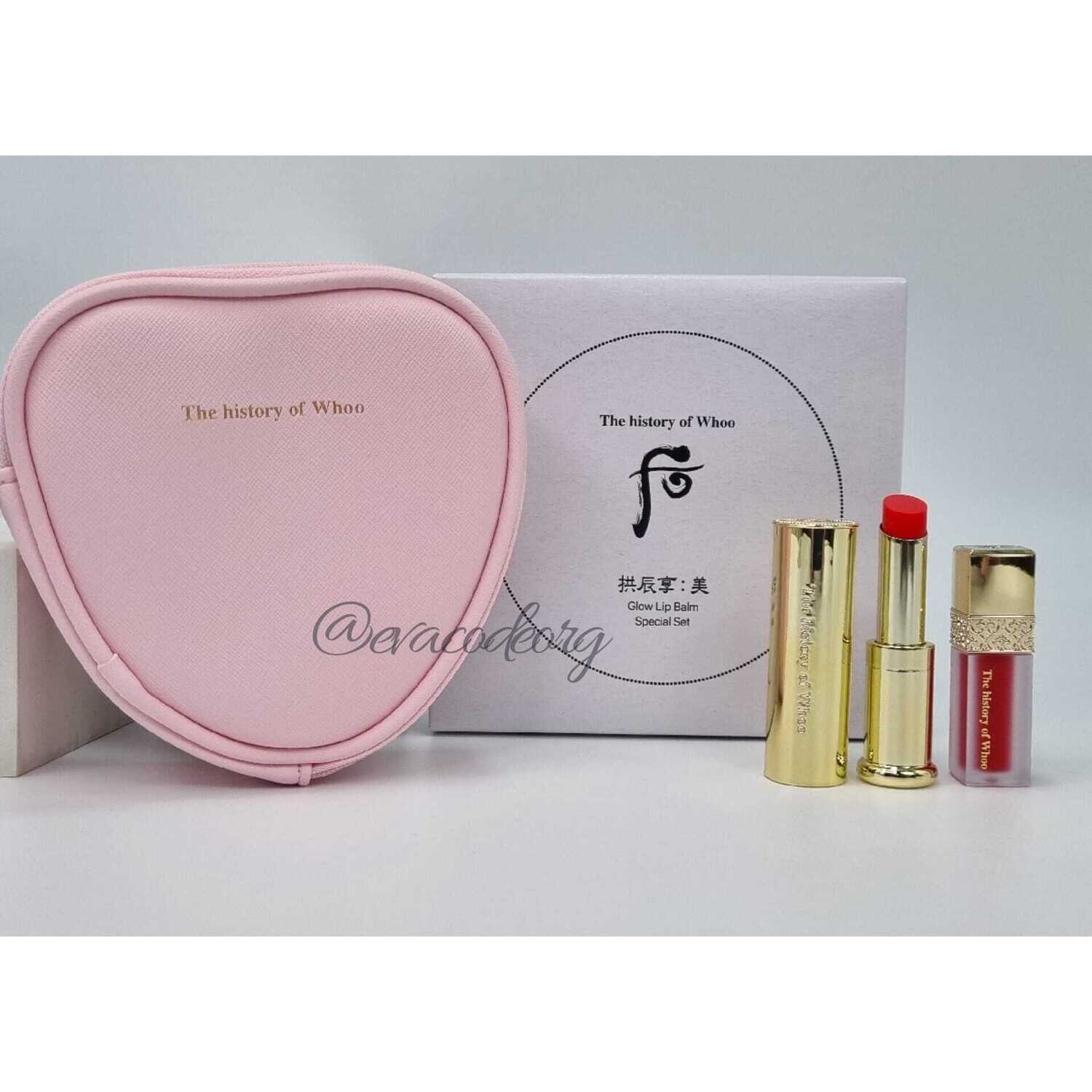 The History of Whoo Gongjinhyang: Mi Glow Lip Balm Special Set (вес 140 гр)