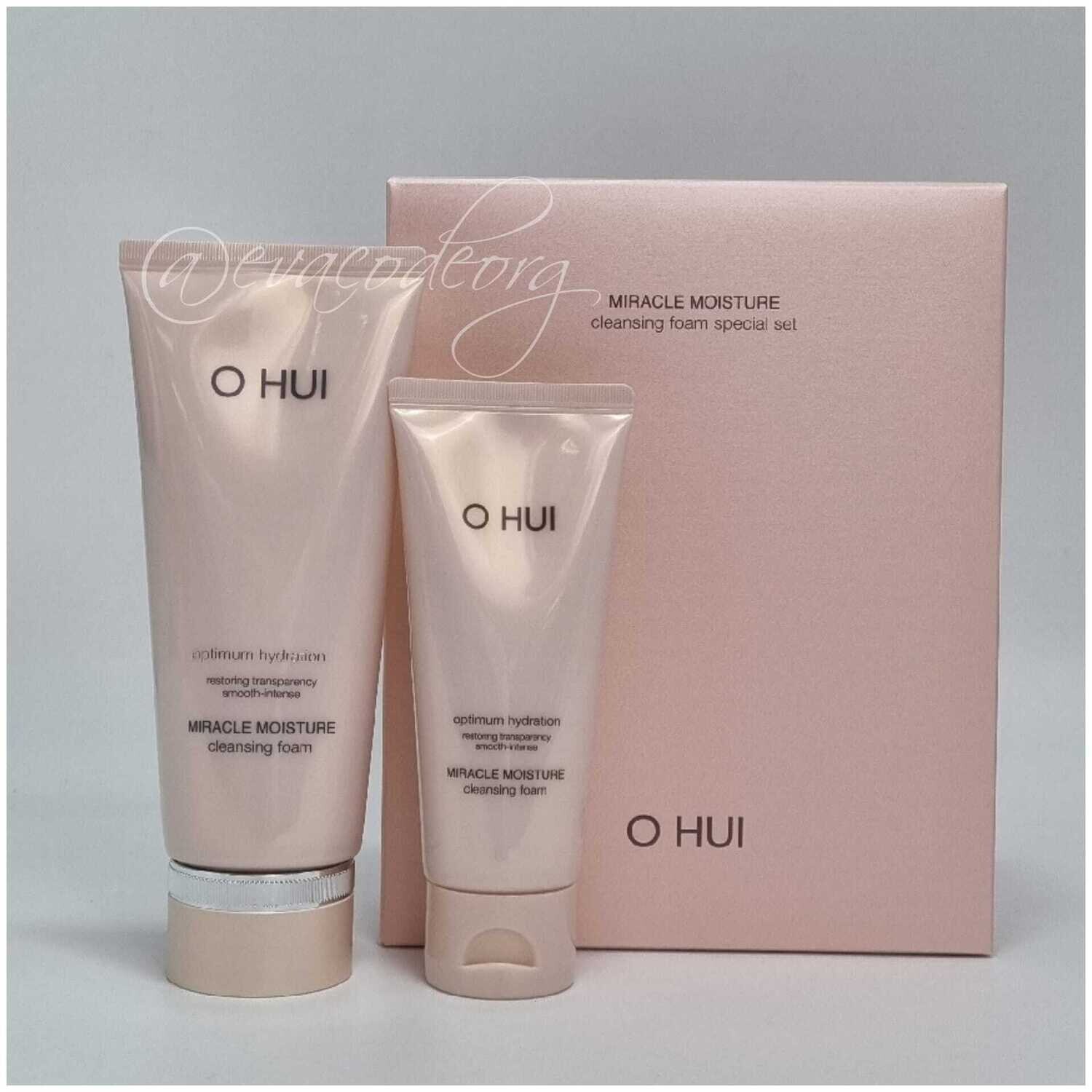 O HUI Miracle Moisture Cleansing foam Special Set (вес 460 гр)