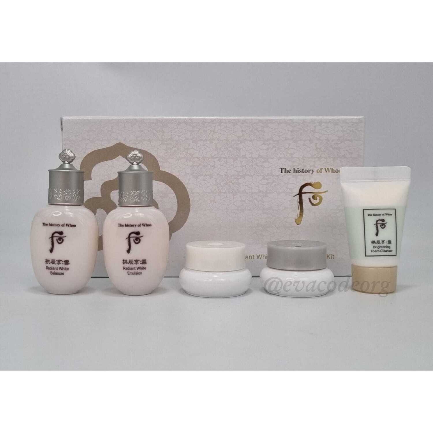 The history of Whoo Gonginhyang: Seol Radiant White 5pcs Special Gift Kit (вес: 152гр)
