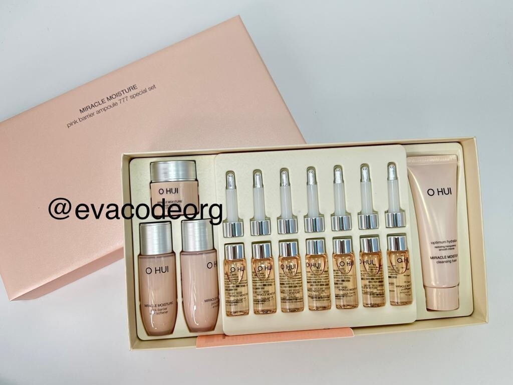 O HUI Miracle Moisture Ampoule 777 Special Set (вес 540 гр)