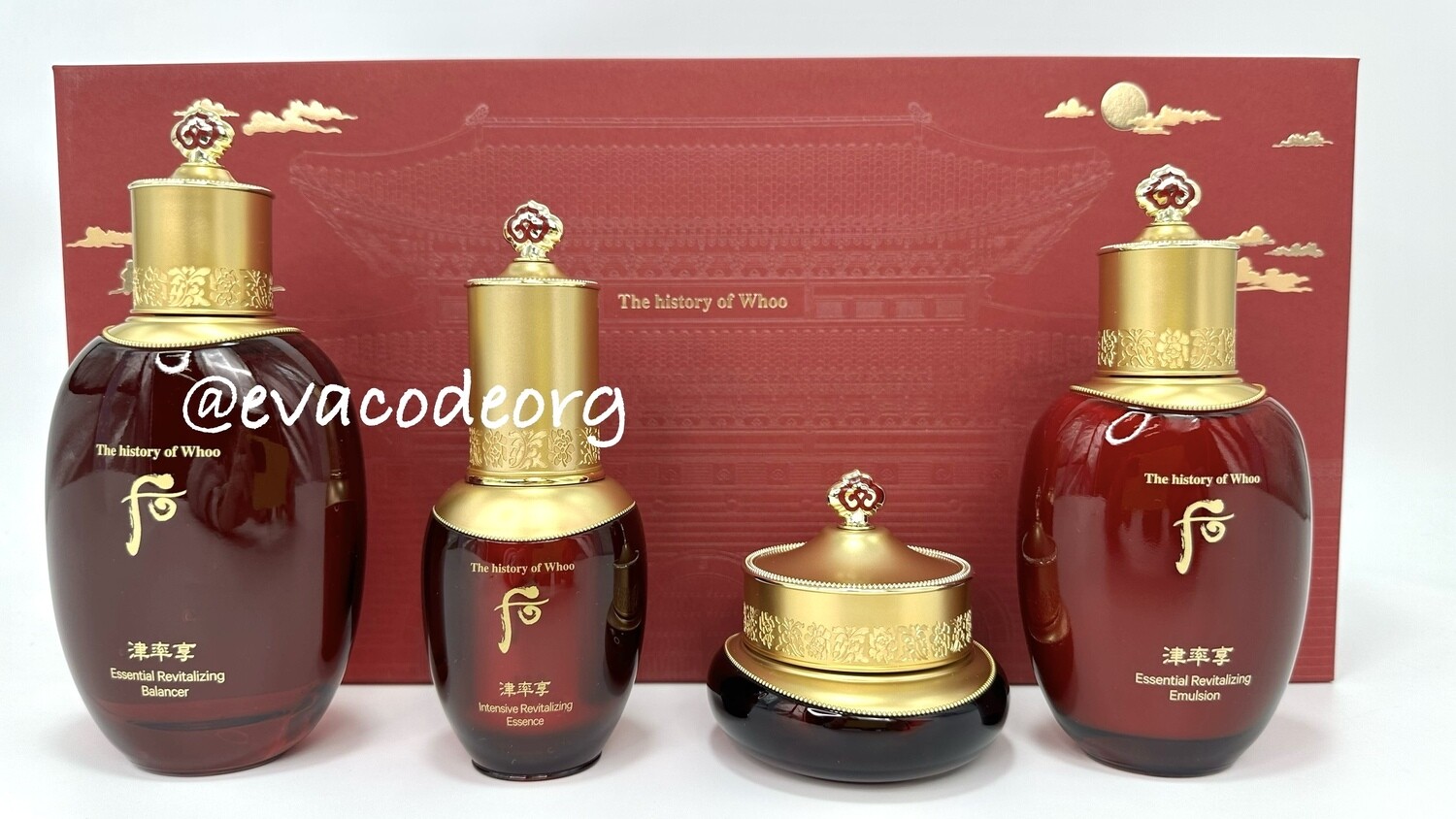 The history of Whoo Jinyulhyang Special 4pcs Set (вес 1660 гр)