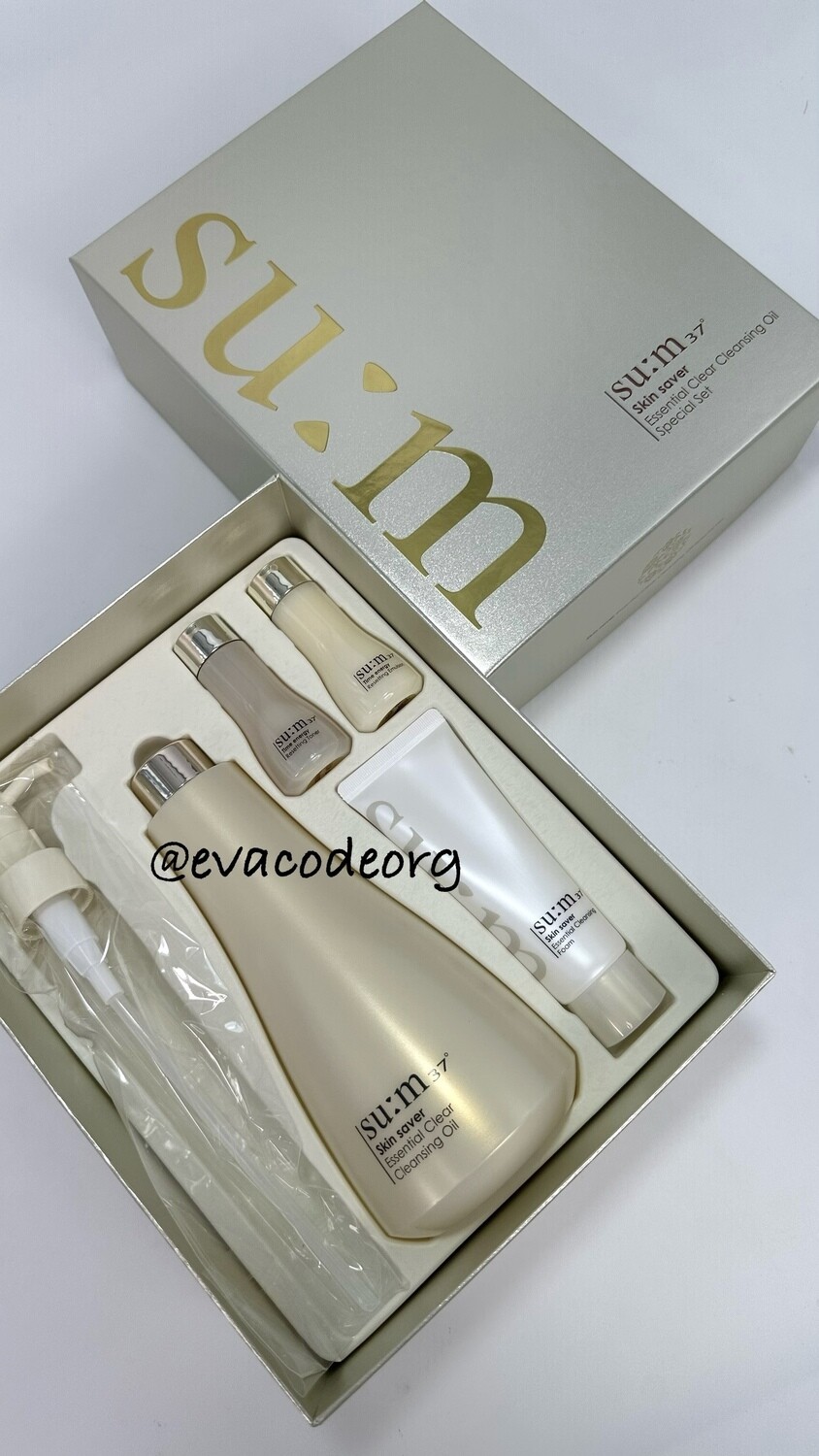 SU:M37 Skin saver Essential Clear Cleansing Oil Special set (вес 920 гр)