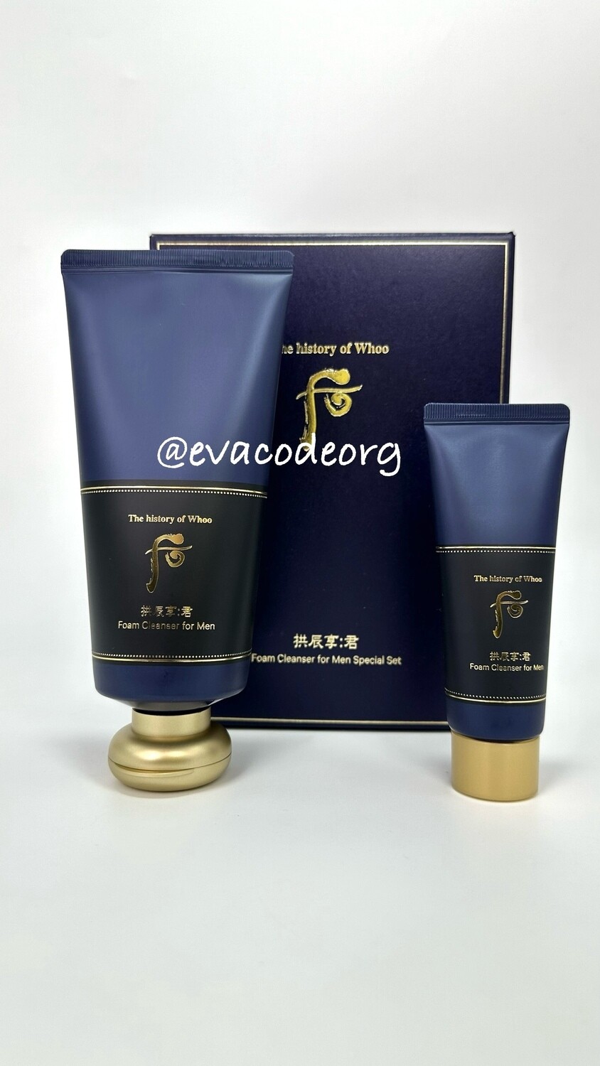 The History of Whoo Foam Cleanser for Men Special Set