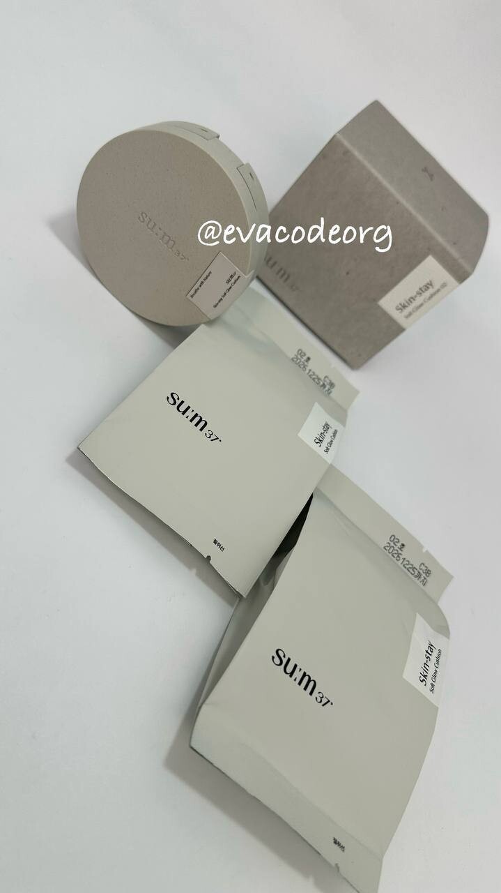 SU:M37 Skin-stay Soft Glow Cushion Special Set (вес 195 гр)