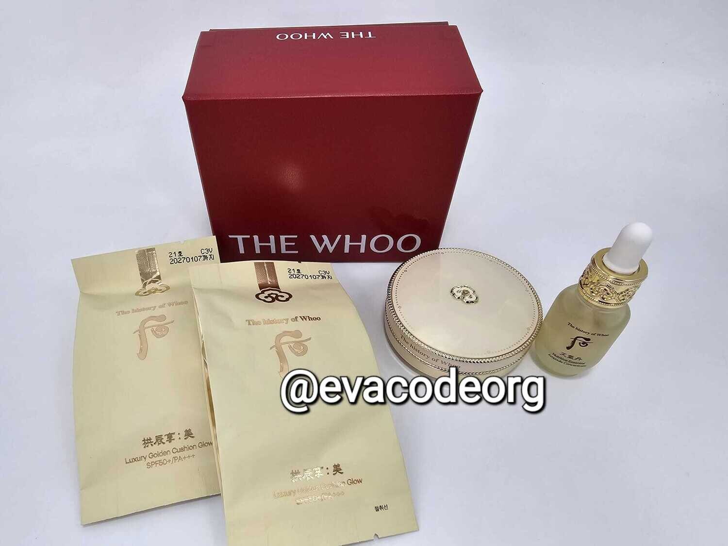 Тhe Нistory of Whoo Gongjinhyng: Mi Luxury Golden Cushion Glow Special Set (345 гр)