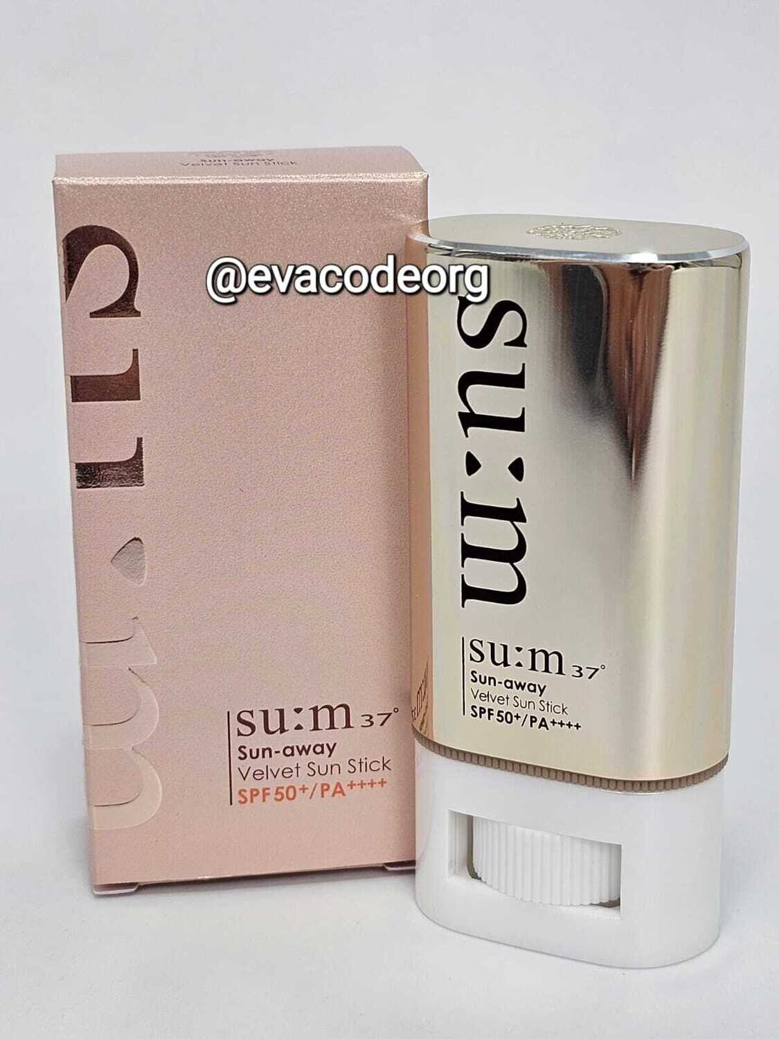 SU:M37 Sun-away Velvet Sun Stick  (вес 70гр)
