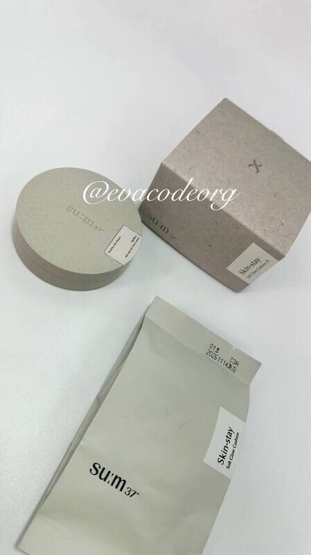 SU:M37 Skin-stay Soft Glow Cushion 1 зап. блок SPF50+/PA+++(вес 150 гр)
