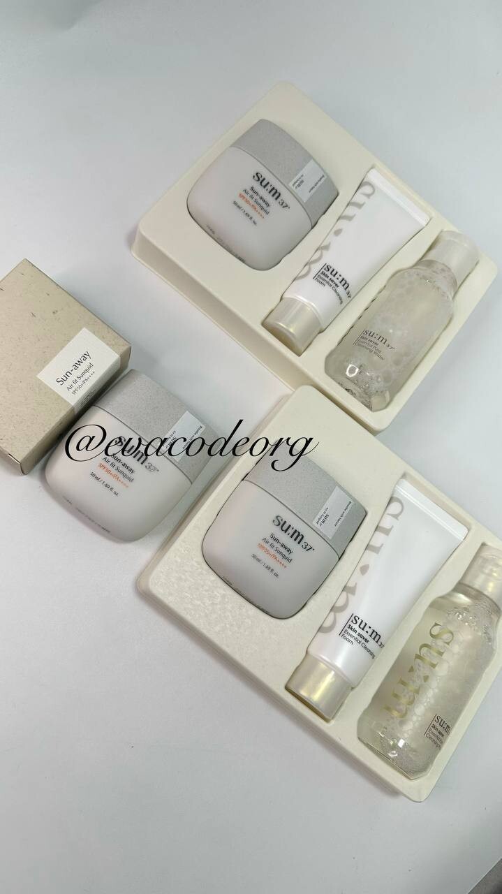 SU:M37 Sun-away Air fit Sunquid SPF50+/PA++++ Special Set (вес 870 гр)