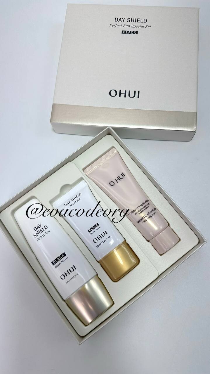 O HUI DAY SHIELD perfect sun black Special Set (вес 310 гр)