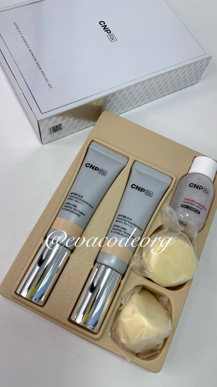 CNP RX AFTER O.P FLAWLESS BLEMISH BALM Special Set (вес 240 гр)