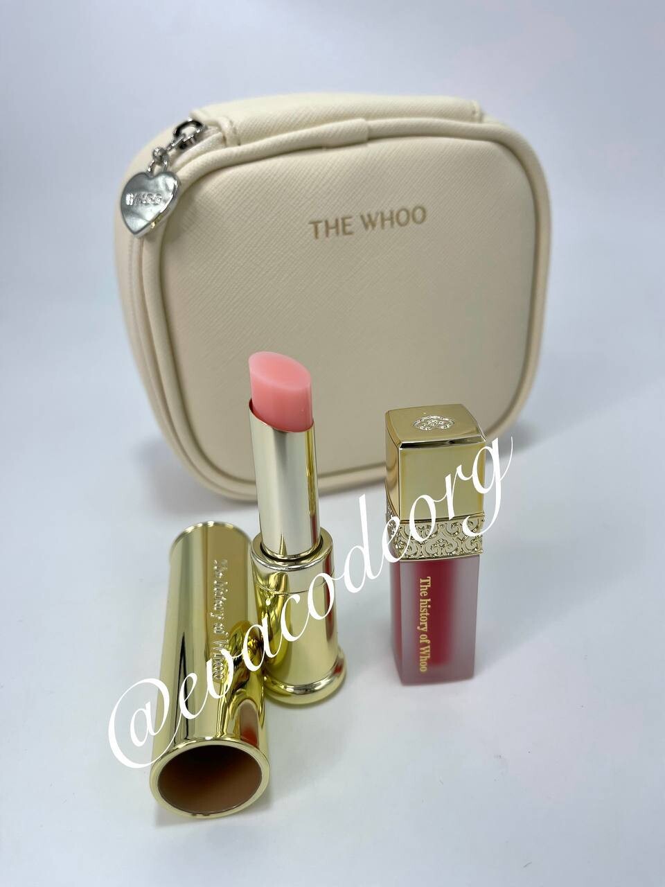 The History of Whoo Gongjinhyang: Mi Glow Lip Balm PINK Special Set (вес 150 гр)