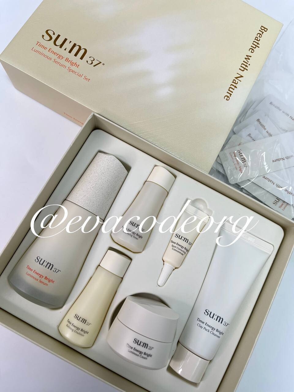 SU:M37 Time energy Bright Luminous Serum 50 мл Special Set (вес 900 гр)