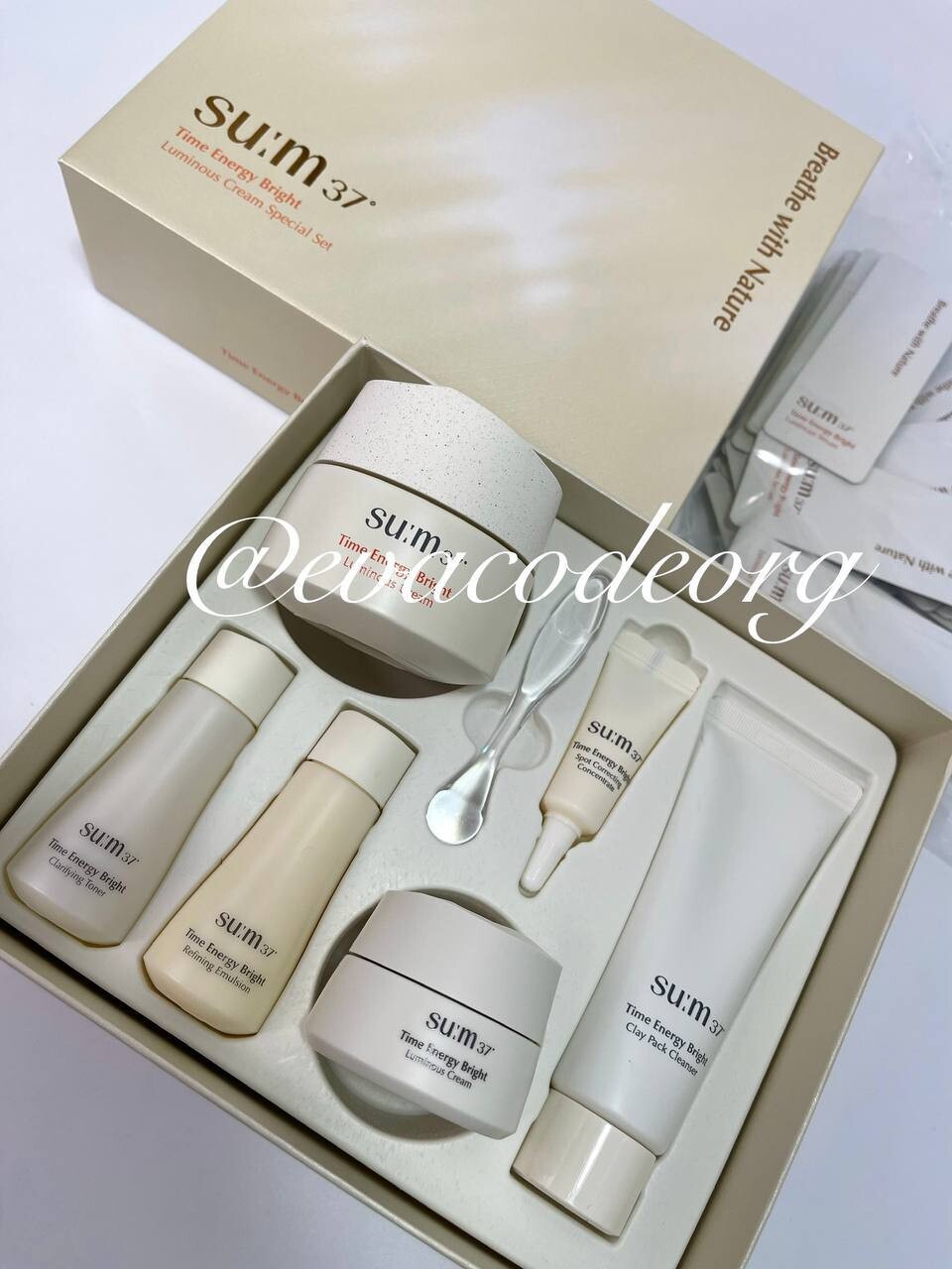 SU:M37 Time energy Bright Luminous Cream 50 мл Special Set (вес 870 гр)