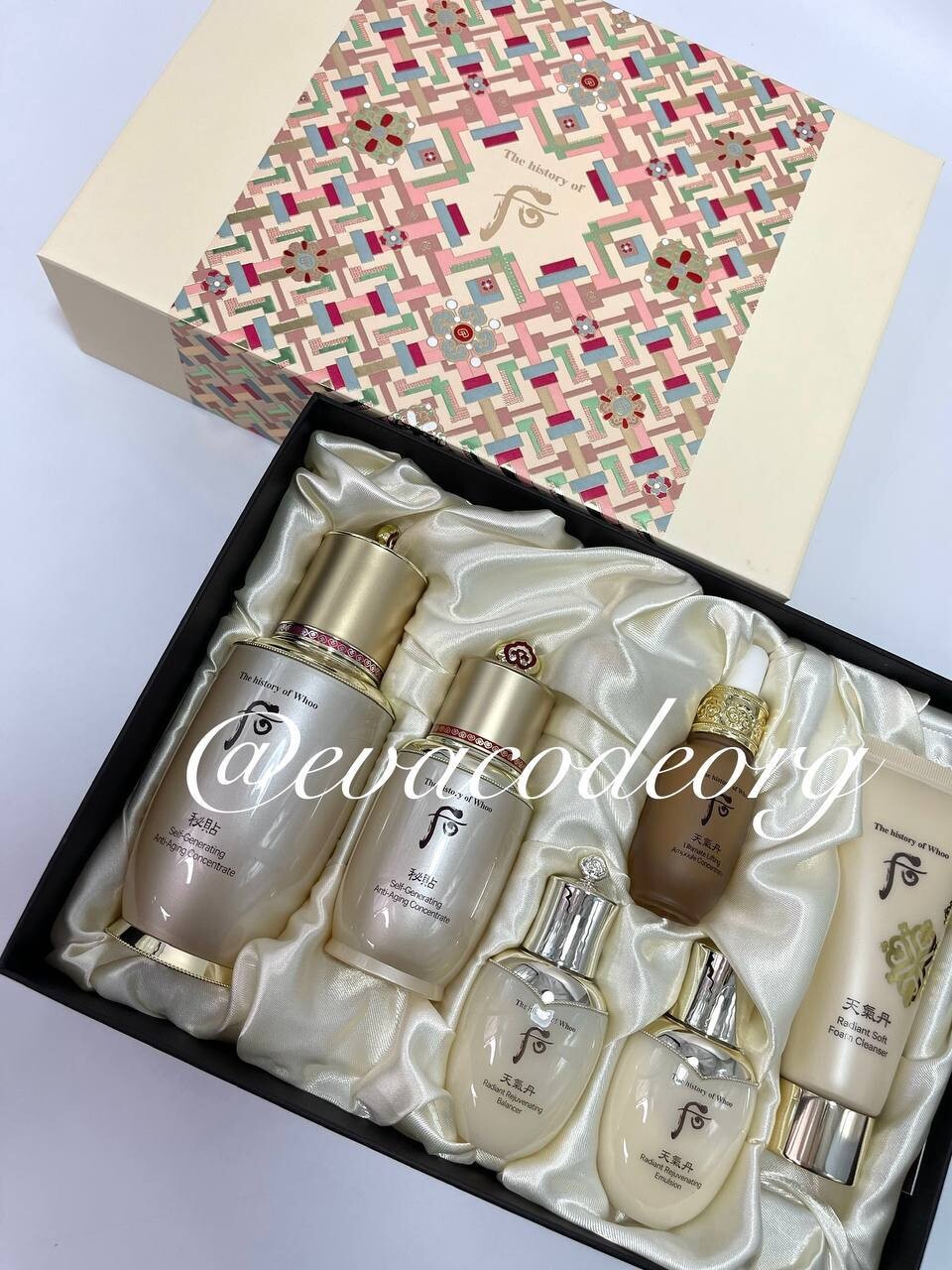 The history of Whoo Bichup Self-Generating Anti-Aging Concentrate 2pcs Special Set (вес 860 гр)
