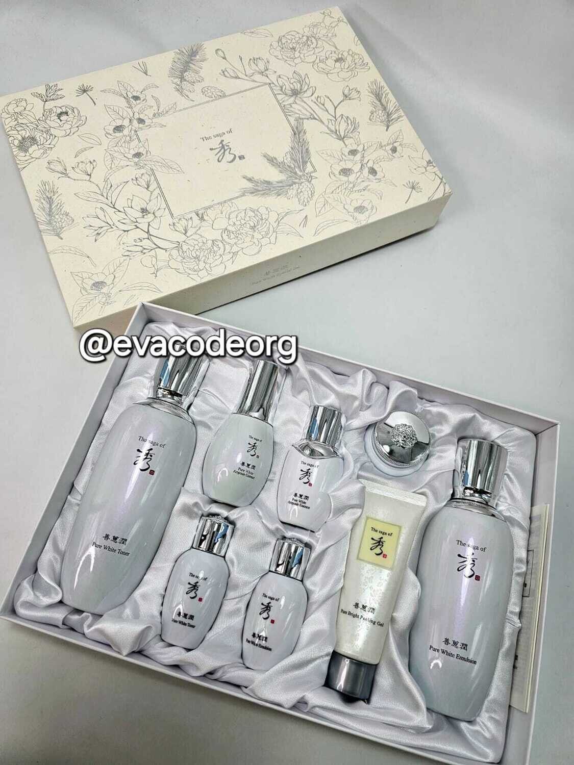 The saga of Xiu Sunhyeyun Pure White 3pcs БЕЗ крема (вес 1470 гр)