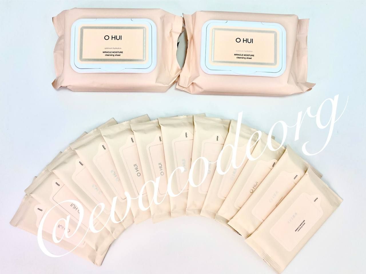 O HUI MIRACLE MOISTURE cleansing sheet Special Set (вес 1360 гр)