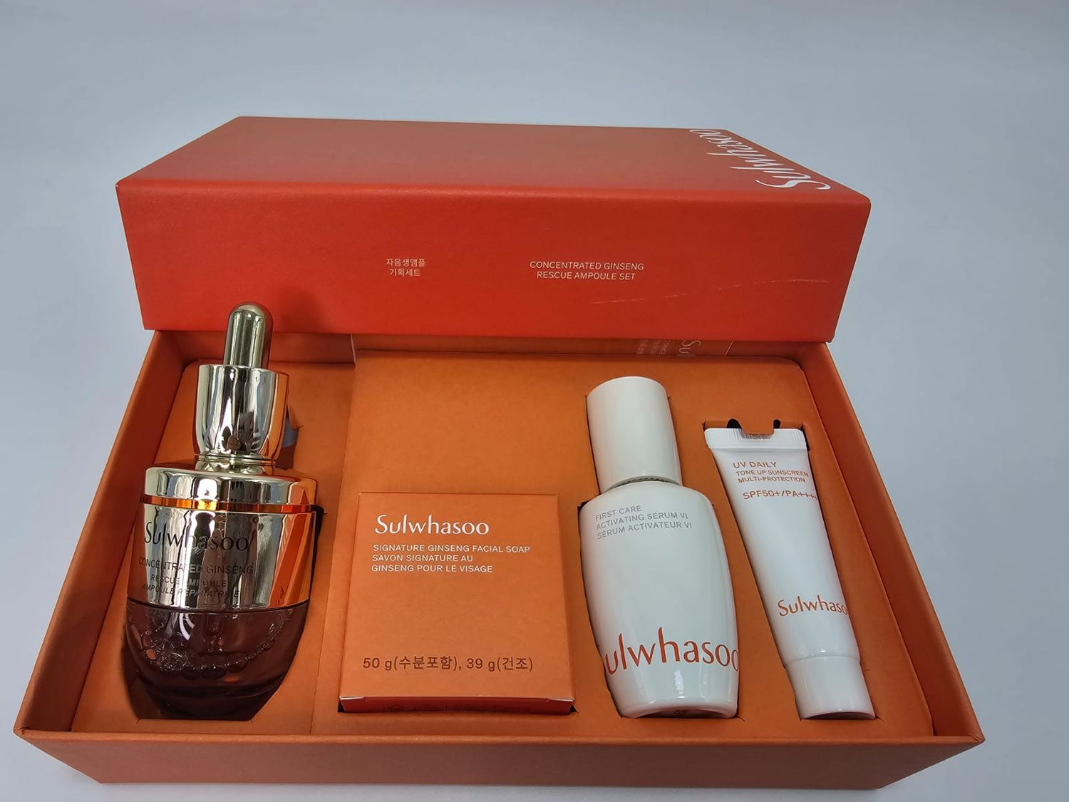 Sulwhasoo Concentrated Ginseng Rescue Ampoule Set (370 гр)