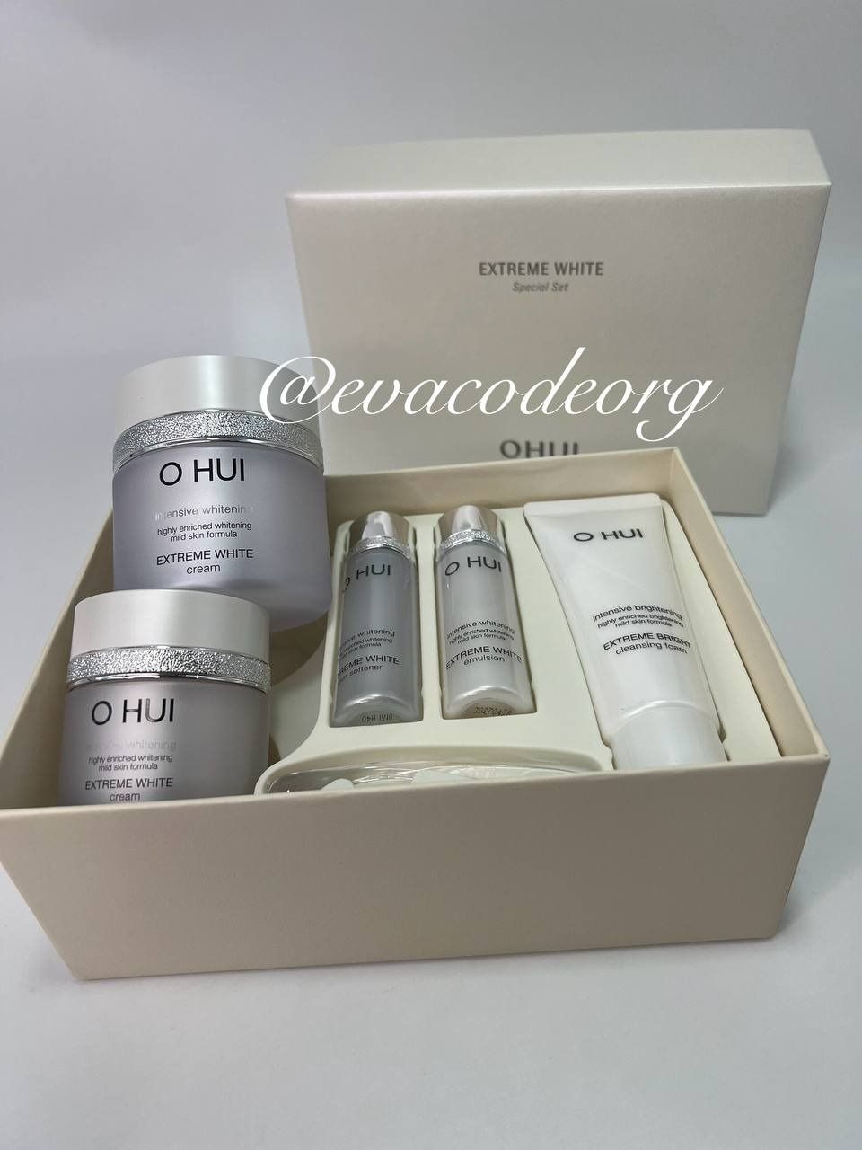 O HUI EXTREME WHITE cream Special Set 2pcs (630 гр)