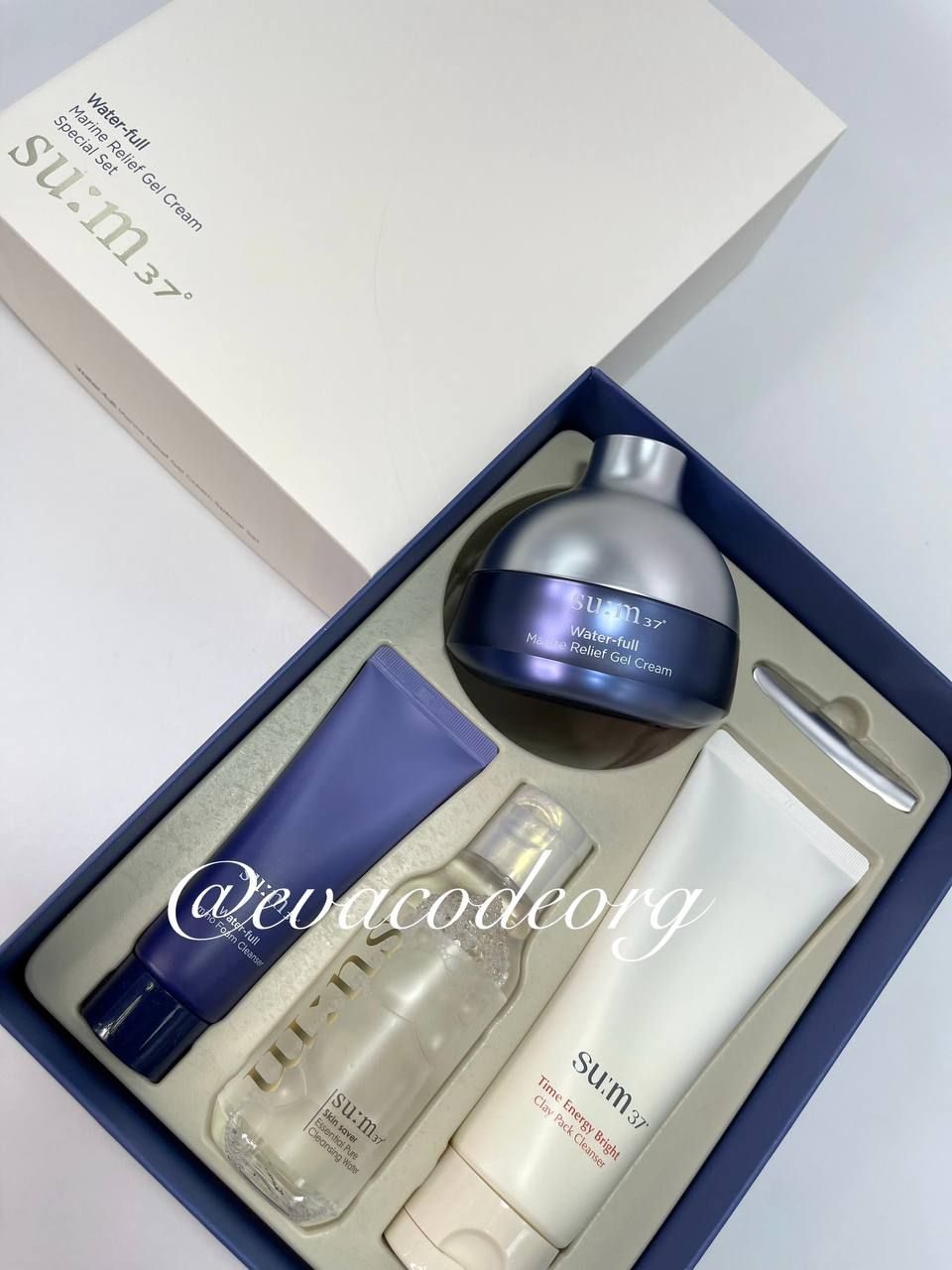 SU:M37 Water-full Marine Relief Gel Cream 50 мл Special Set (вес 920 гр)