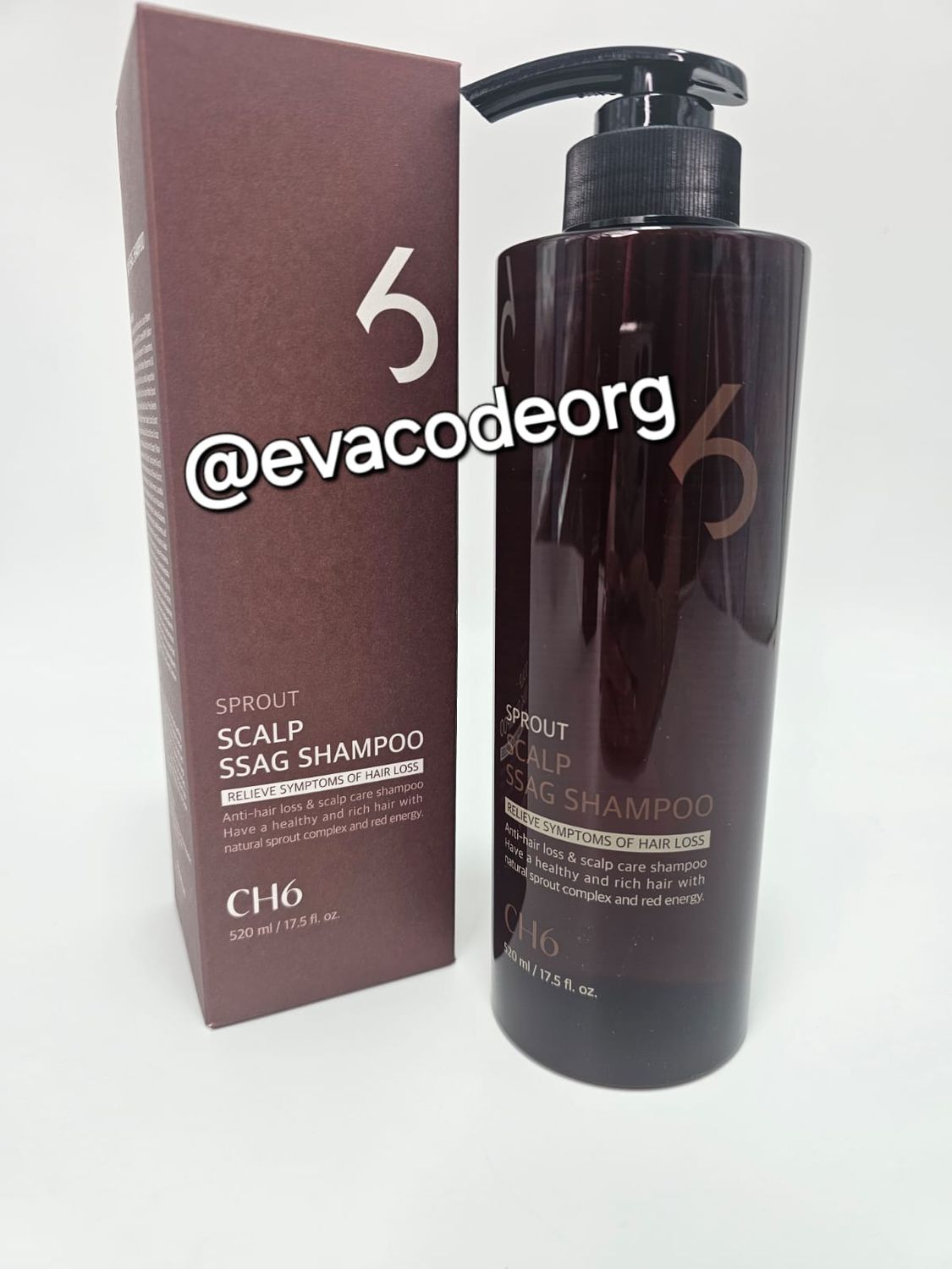 RU CH6 Scalp SSAG SHAMPOO 520 мл (вес 640 гр)