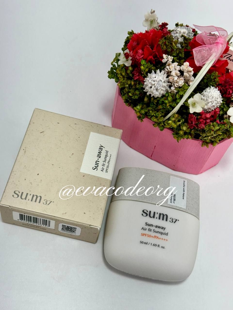 SU:M37 Sun-away Air fit Sunquid SPF50+/PA++++ 50 мл (вес 50 гр.)
