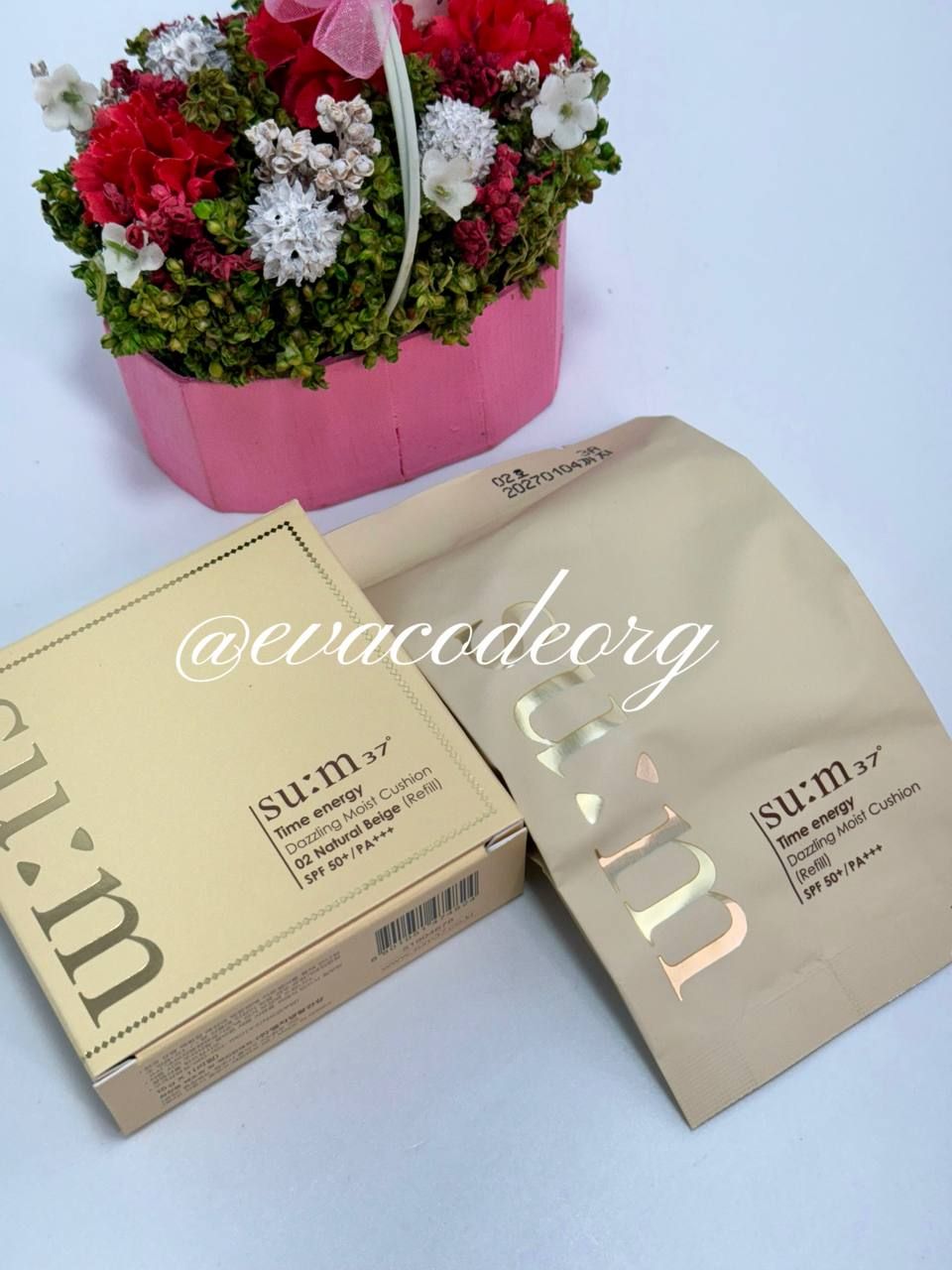 рефил SU:M37 Time Energy Dazzling Moist Cushion SPF50+/PA+++ (вес 50 гр)