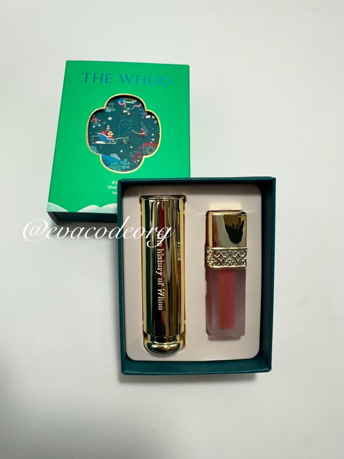 The History of Whoo Gongjinhyang: Mi Glow Lip Balm Special Set PINK (вес 100 гр)