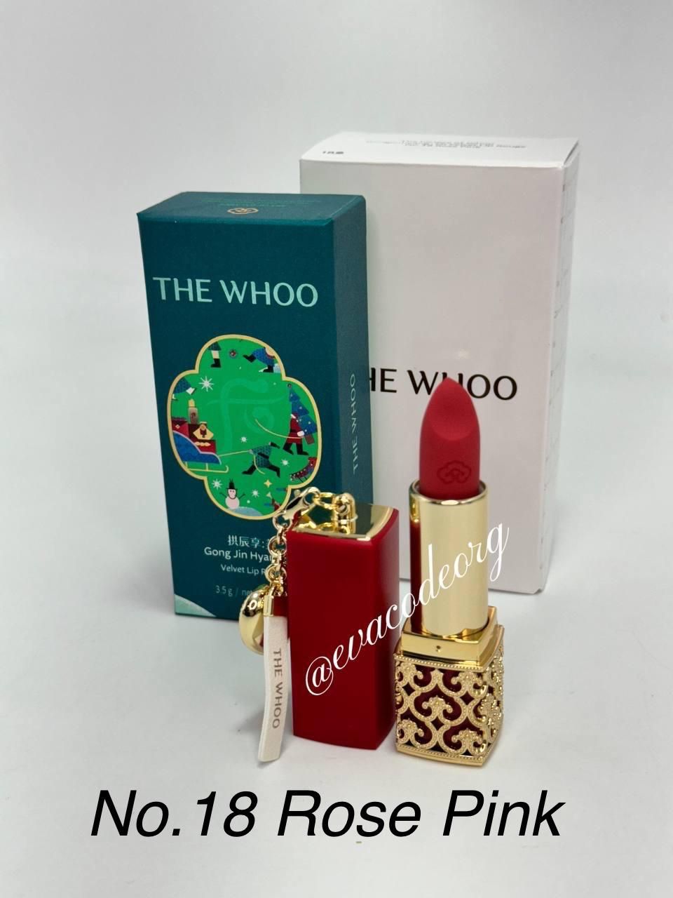 THE HISTORY OF WHOO Gongjinhyang Mi Velvet Lip Rouge Special Set оттенок 18 Rose Pink!