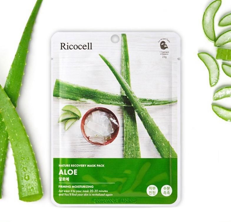 Ricocell Nature Recovery Sheet Mask Pack, NAME: ALOE