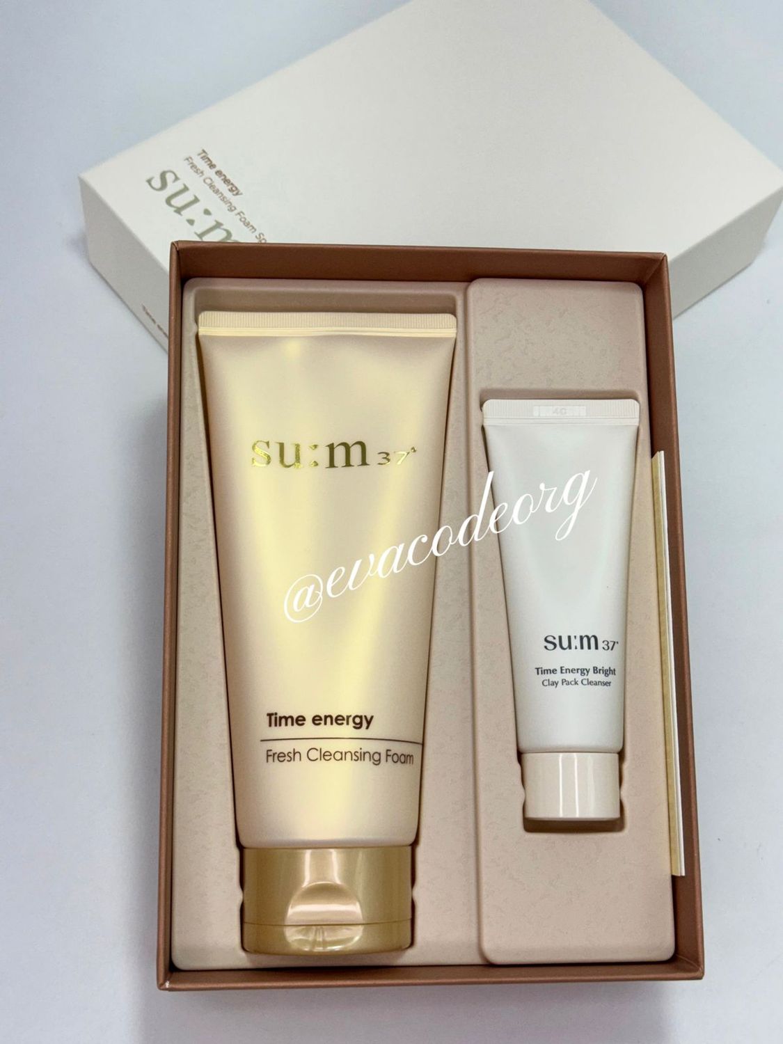 SU:M37 Time energy Fresh Cleansing Foam Special Set (вес 510 гр)