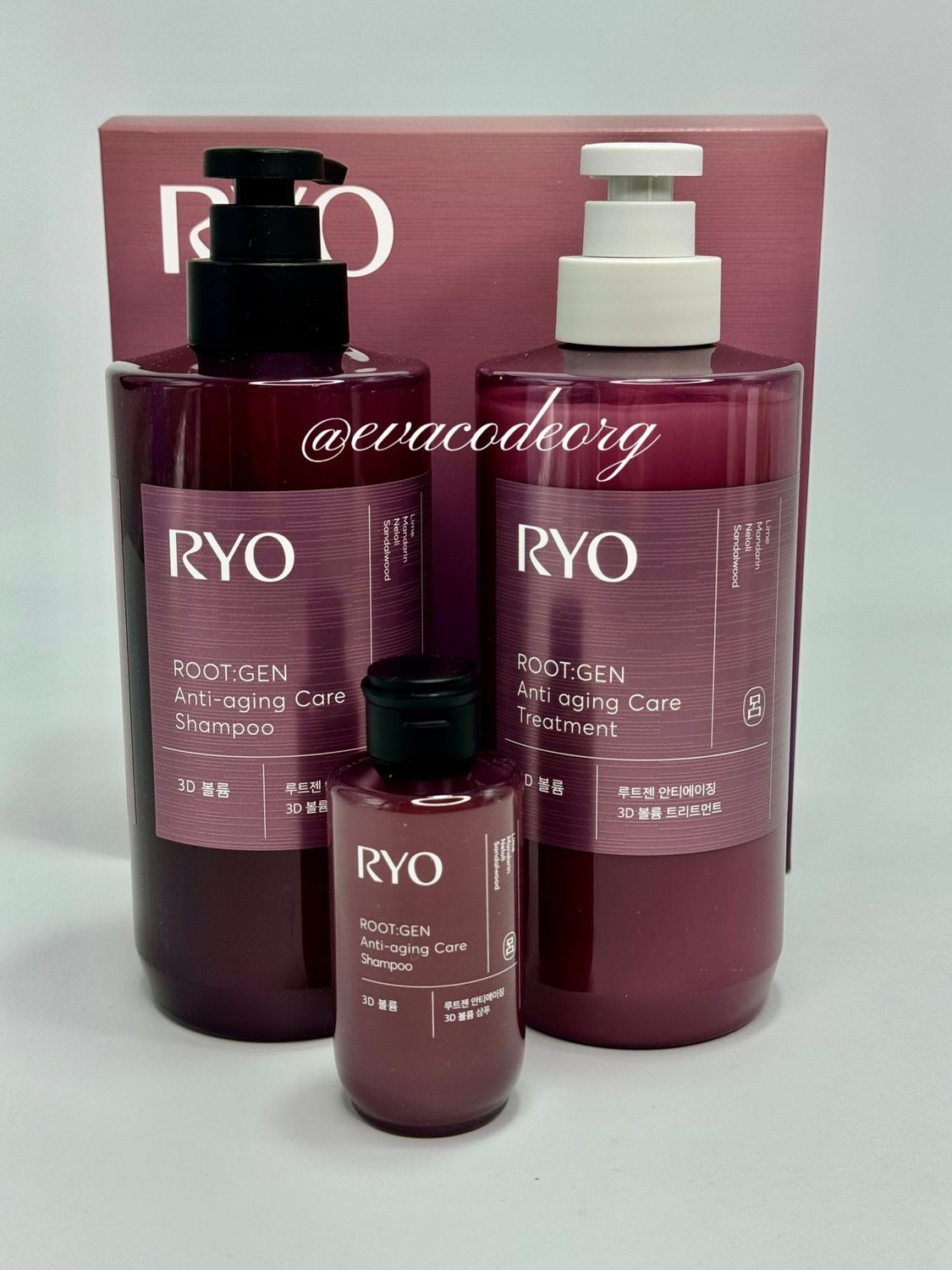 RYO Root:Gen Anti-aging Care Shampoo Gift Set (1460 гр)
