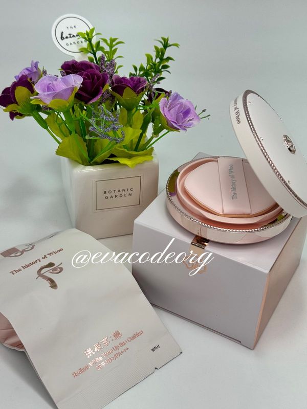 THE HISTORY OF WOO RADIANT WHITE TONE UP SUN CUSHION (140 гр)