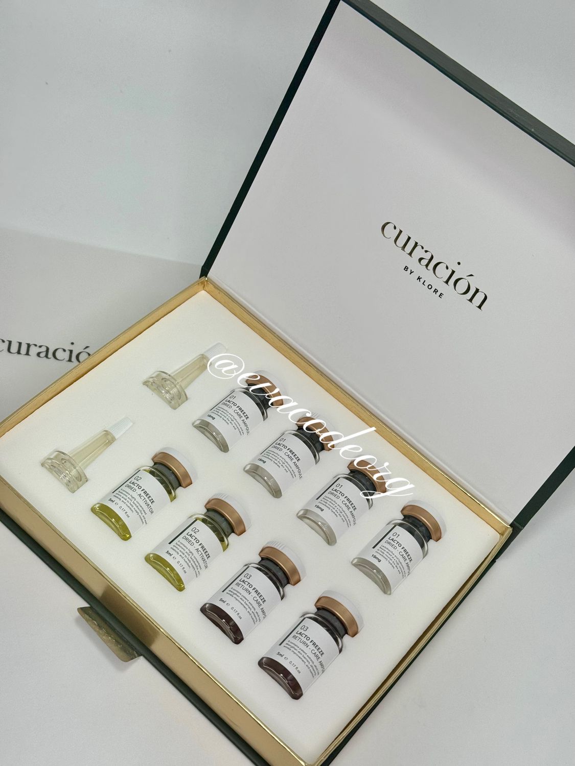(40) 01 CURACION Lacto Freeze Dried Care Solution Kit (290 гр)