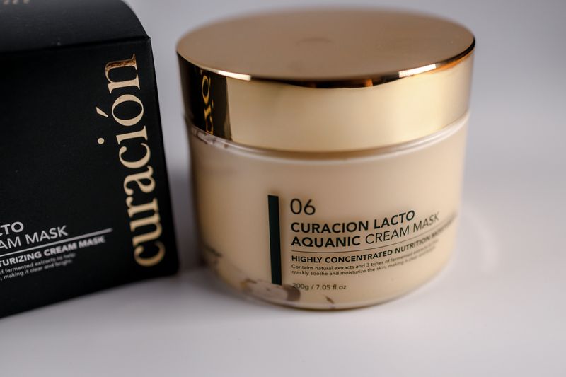 (60) 06 CURACION Lacto Aquanic Cream Mask (290 гр)