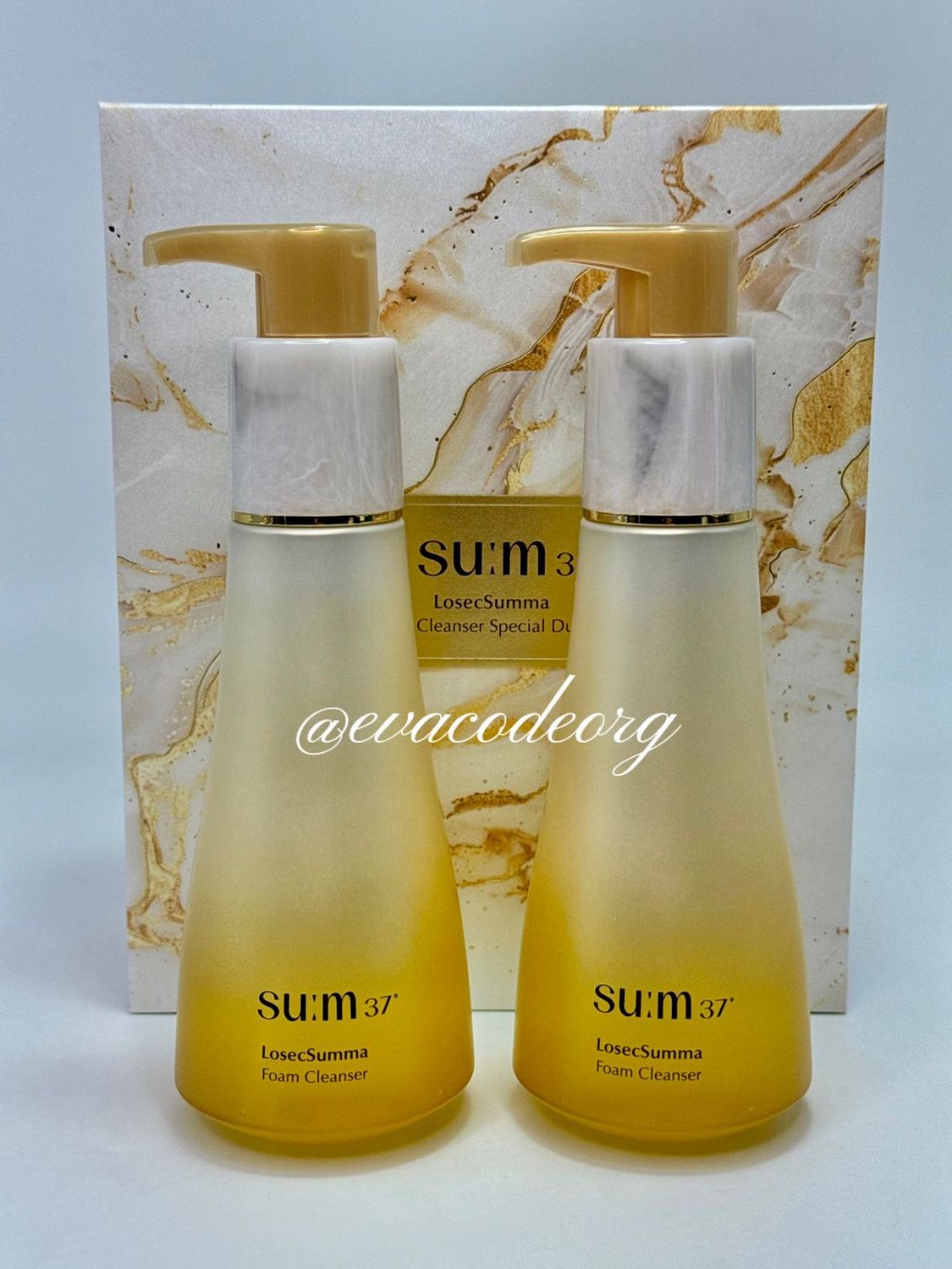 SU:M37 LosecSumma Foam Cleanser Special DUO Set вес (890 гр)
