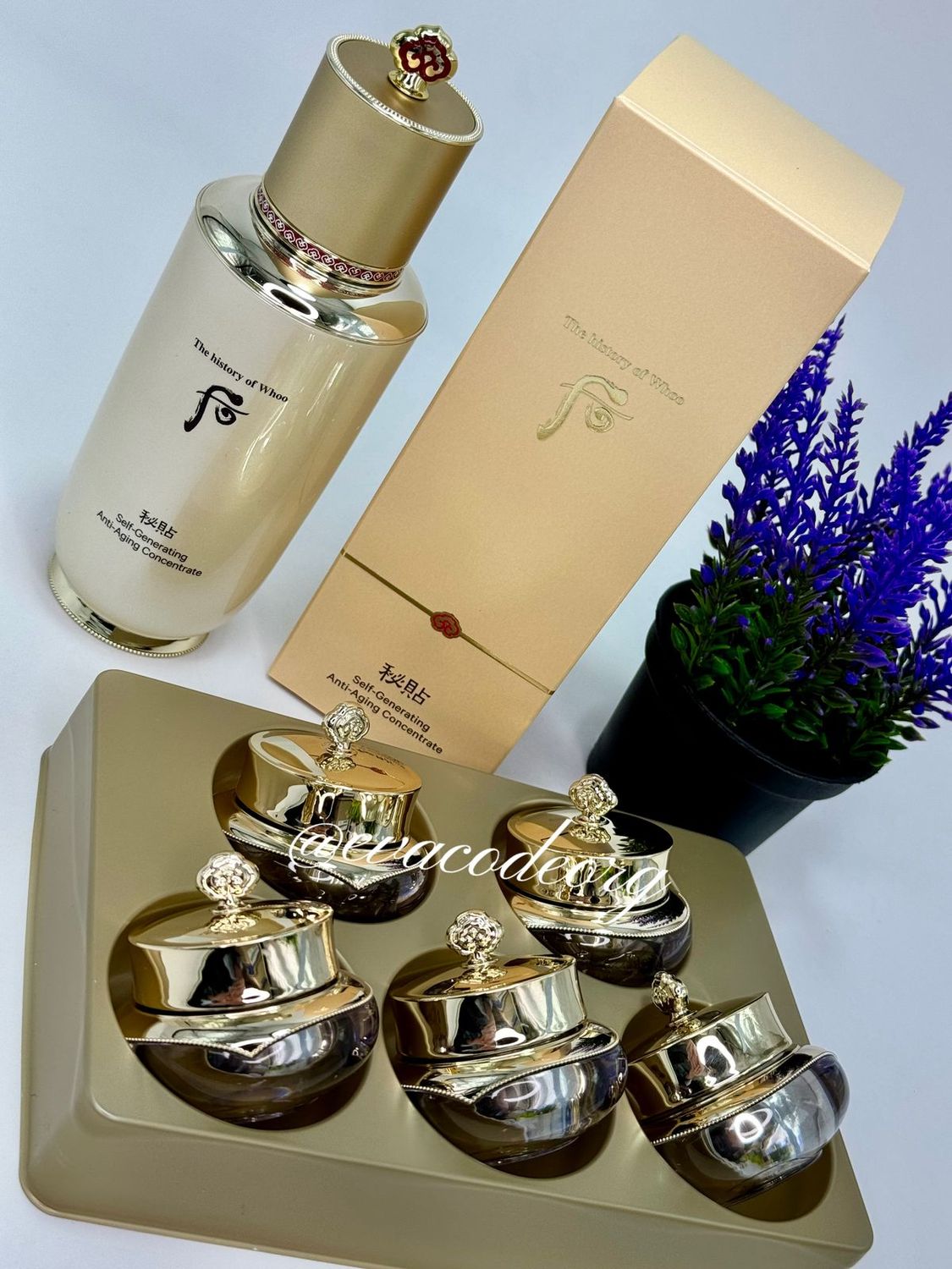 The history of Whoo Bichup Self-Generating Anti-Aging Concentrate Special Set (680гр)