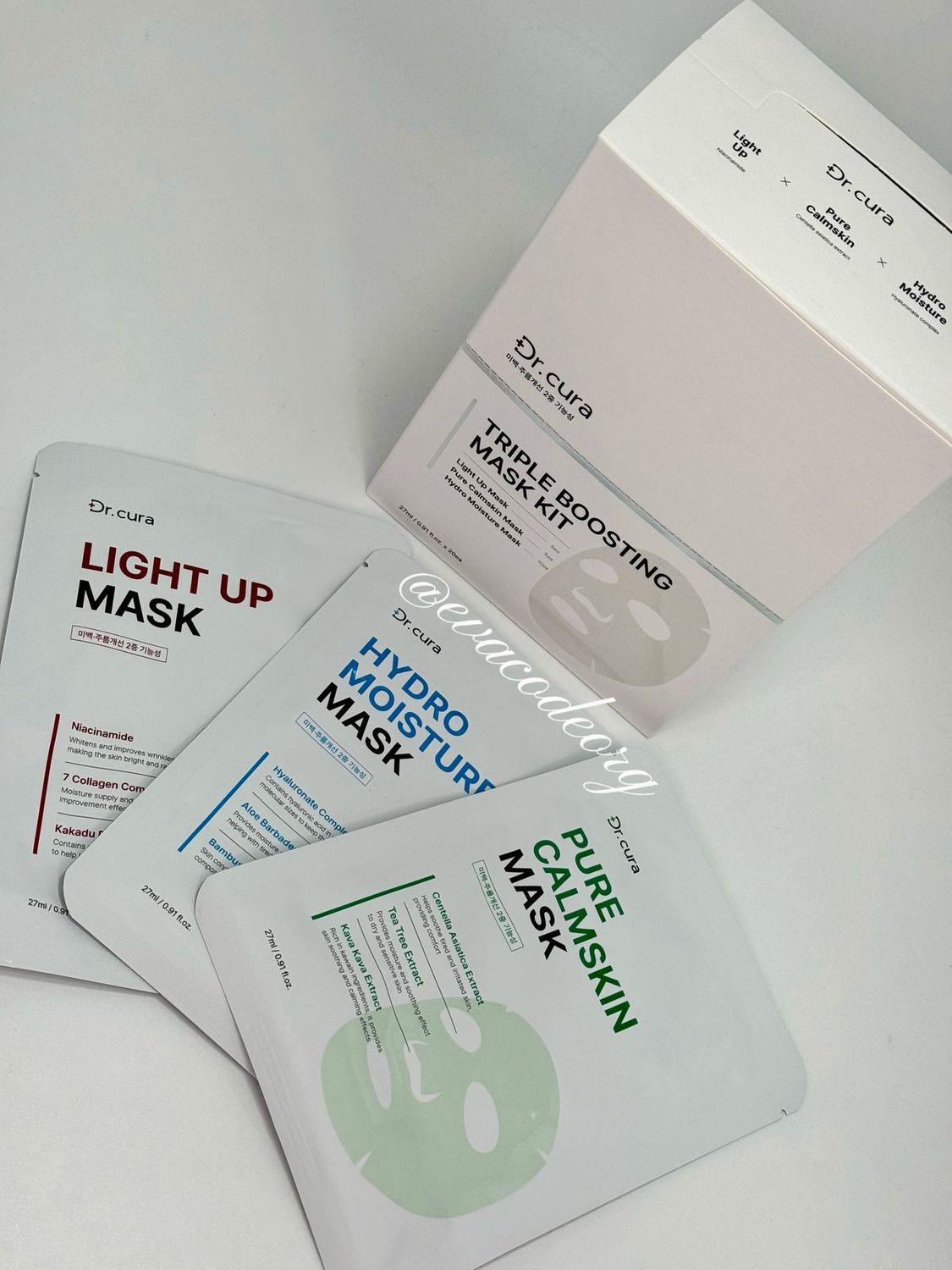 (10) Dr. Cura Triple Boosting Mask Kit (770 гр)