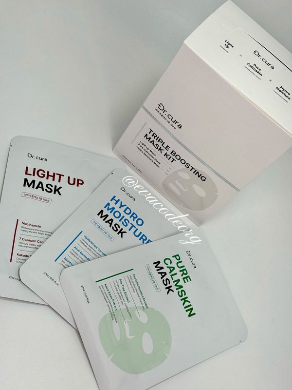 (10) Dr. Cura Triple Boosting Mask Kit (770 гр)