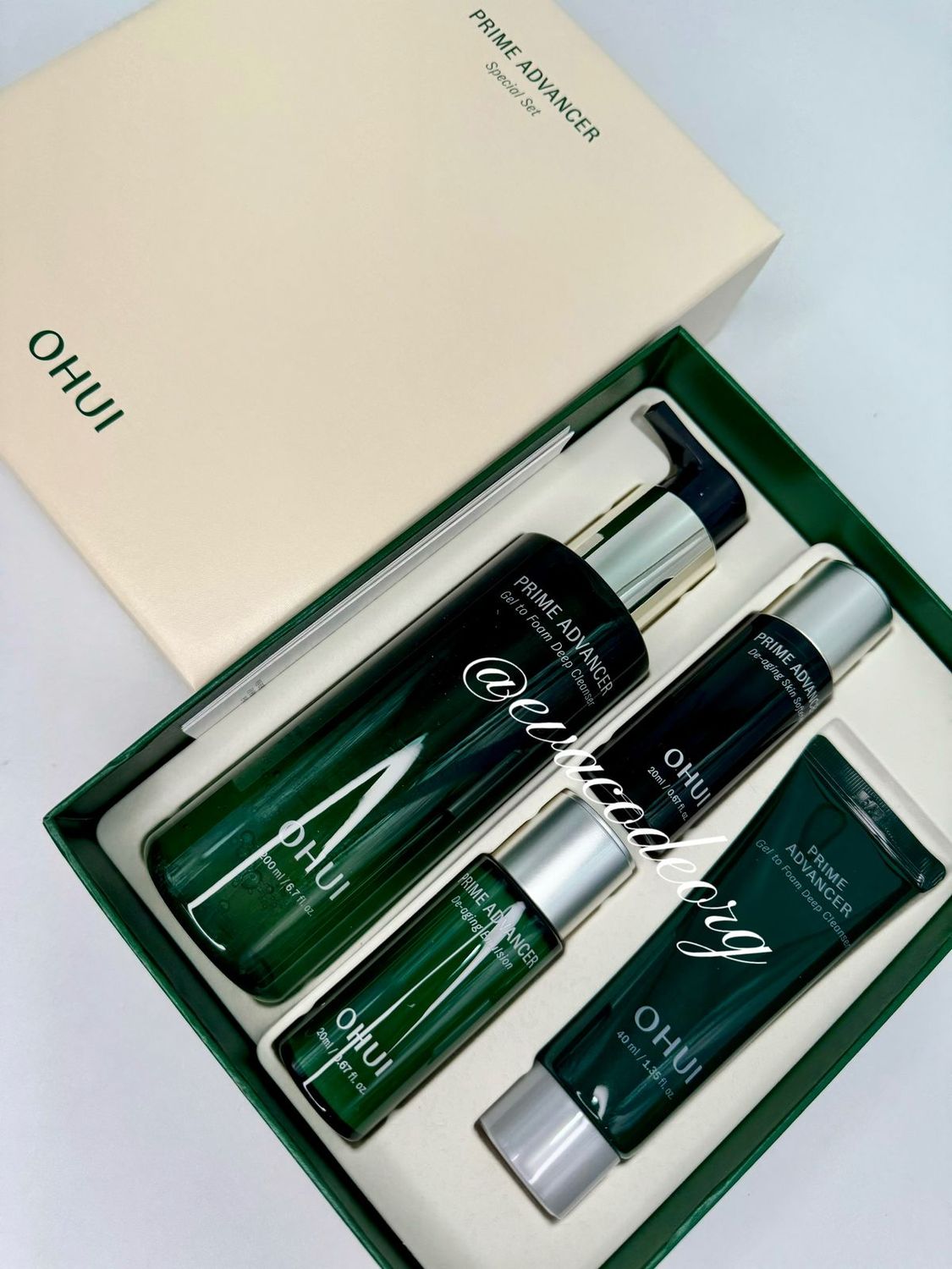 O HUI PRIME ADVANCER Gel to Foam Deep Cleanser Special Set (вес 620 гр)