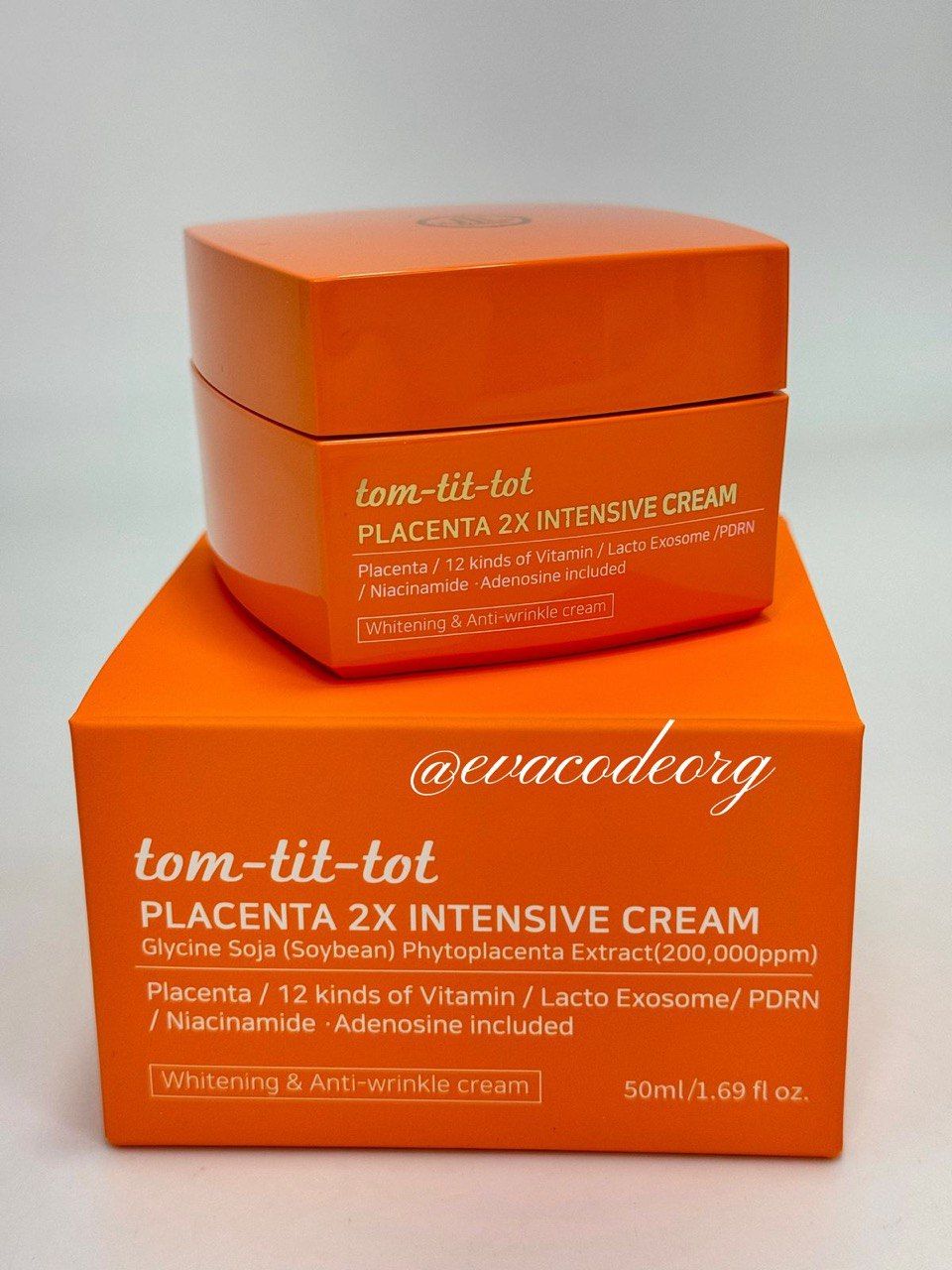 (72/36) TOM-TIT-TOT (TTT) PLACENTA 2X INTENSIVE CREAM (210 гр)