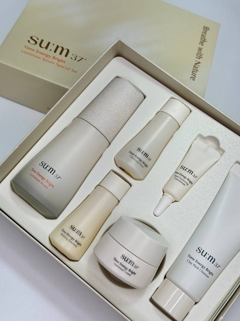 (6)SU:M37 Time energy Bright Luminous Serum 50 мл Special Set (вес 660 гр)
