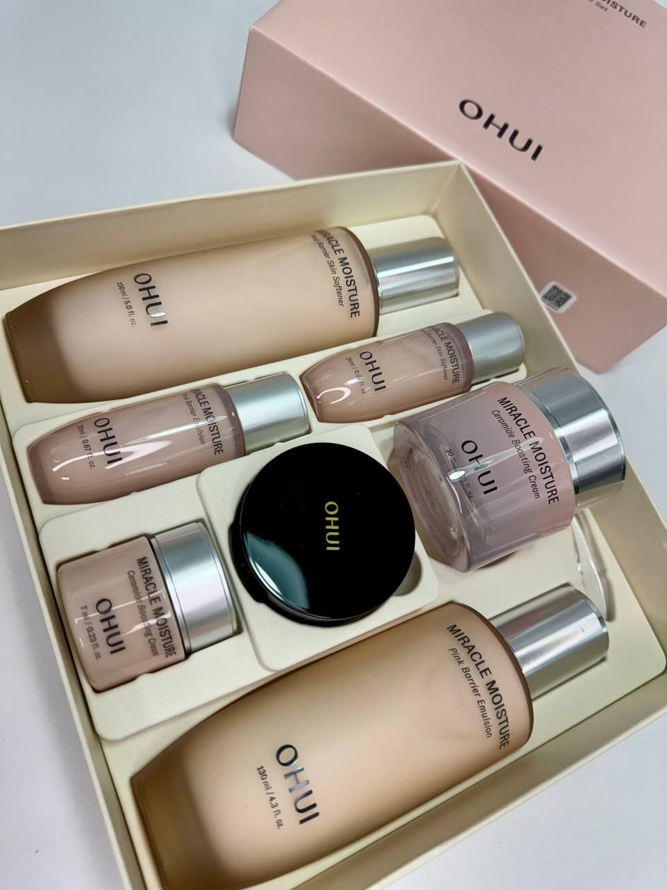 (6)O HUI MIRACLE MOISTURE Pink Barrier 3pcs Special set (вес 1260 гр)
