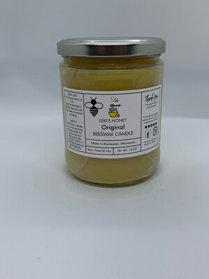 13oz Beeswax Candle