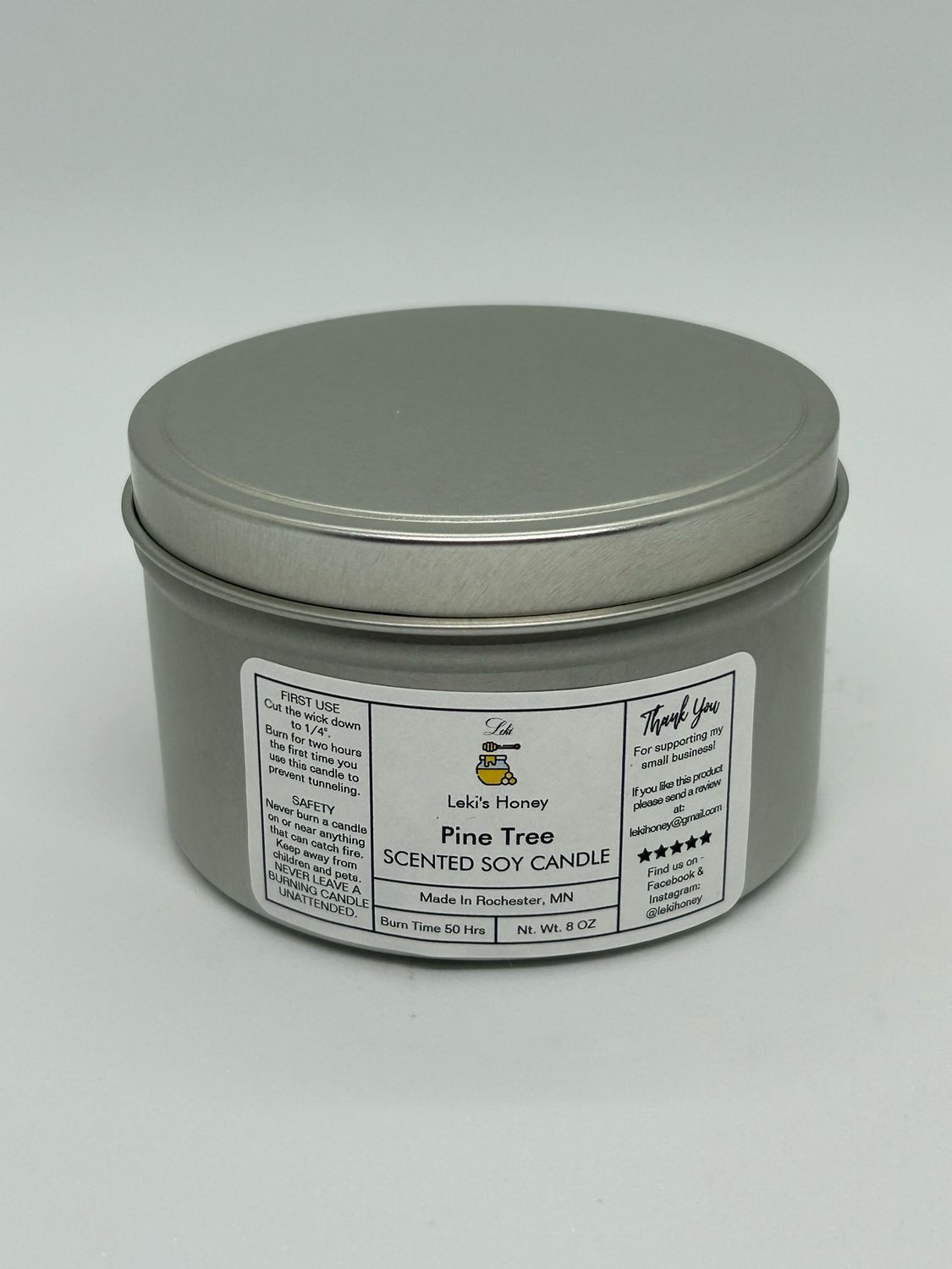 Pine Tree 8oz Candle