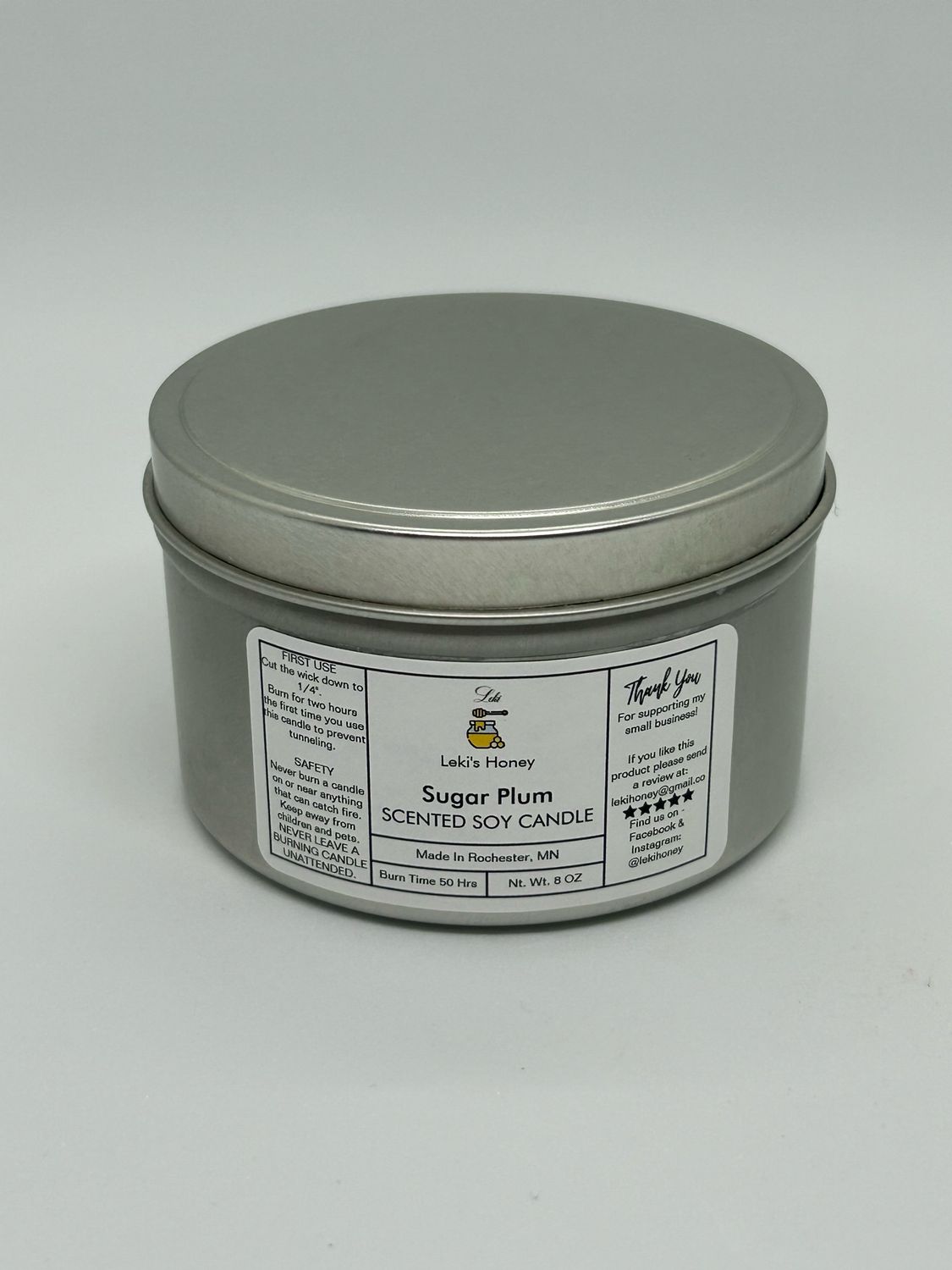 Sugar Plum 8oz Candle